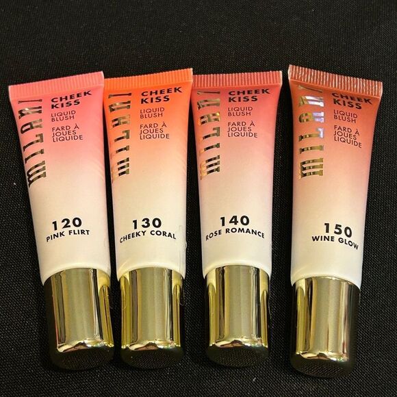 🦋 Pick 5/$25 Milani 120 Pink Flirt Cheek Kiss Liquid Blush New FullSz - Picture 9 of 9